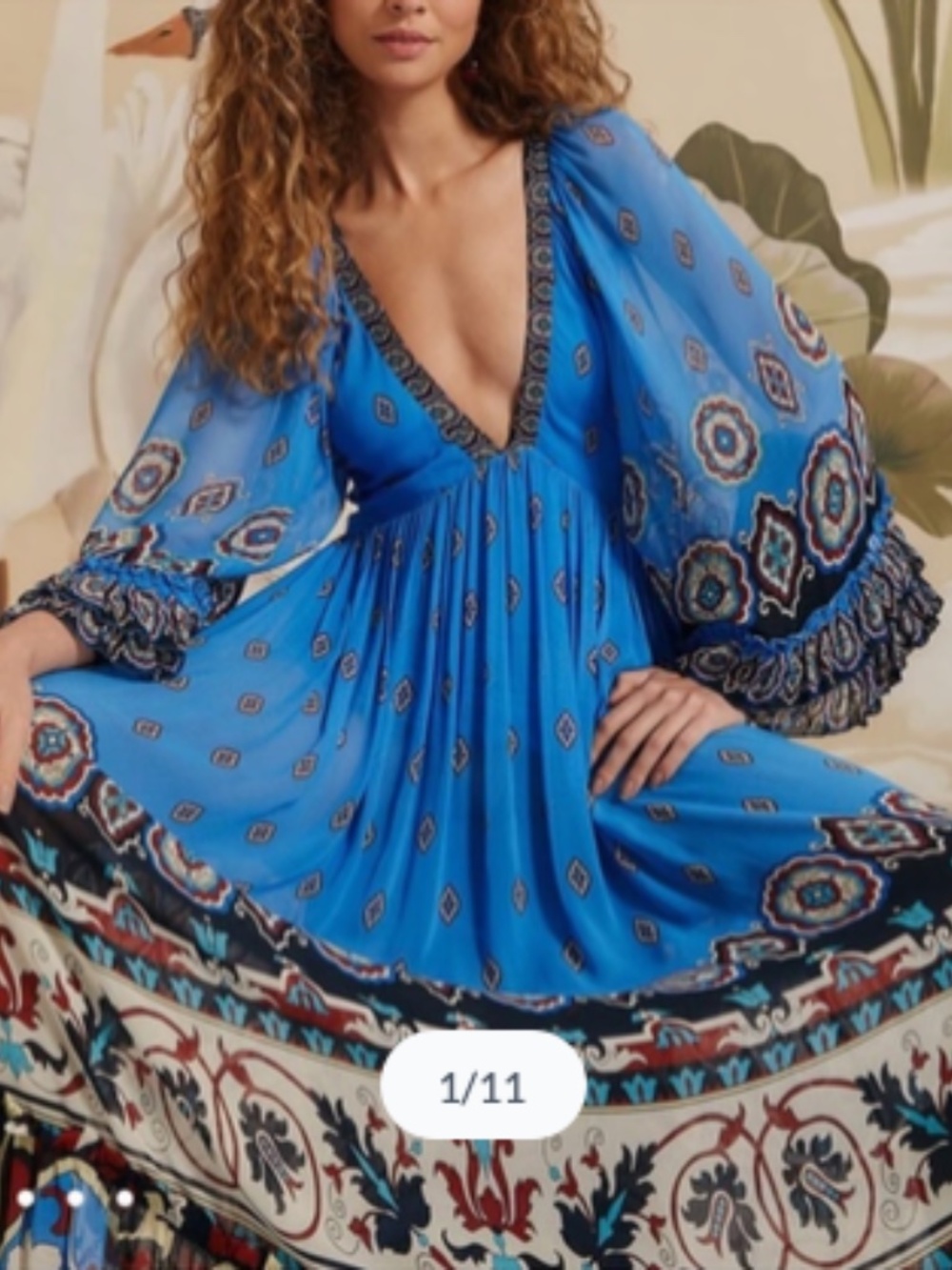 Farm Rio: Georgette Maxi Dress XS: NWT- RETAIL $298 - 2025